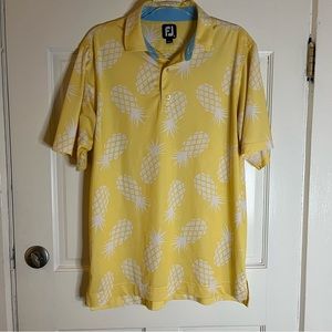 Footjoy Yellow Golf Polo